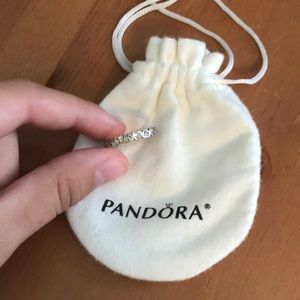 Heart-shaped Pandora ring